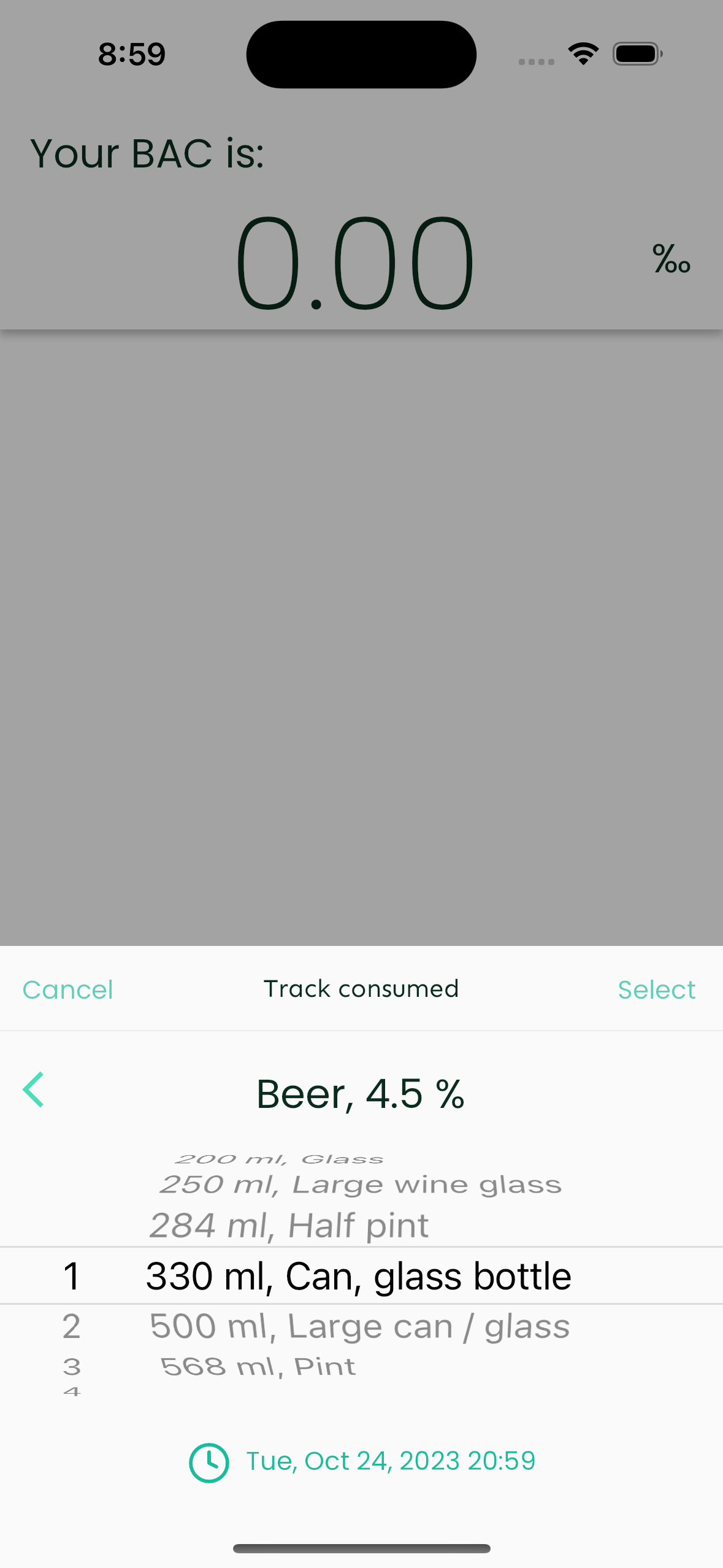 Calculate BAC Screenshot 3
